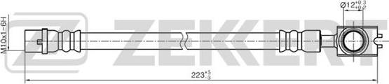 Zekkert BS-9243 - Тормозной шланг autospares.lv