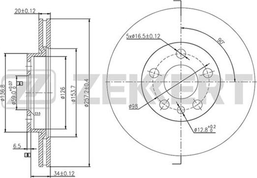 Montcada 0163120 - Тормозной диск autospares.lv