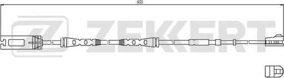 Zekkert BS-8034 - Сигнализатор, износ тормозных колодок autospares.lv