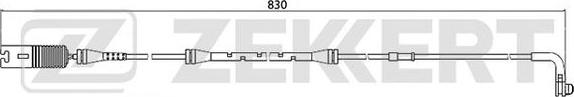 Zekkert BS-8038 - Сигнализатор, износ тормозных колодок autospares.lv