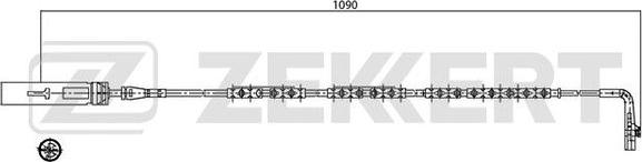 Zekkert BS-8032 - Сигнализатор, износ тормозных колодок autospares.lv