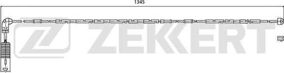 Zekkert BS-8024 - Сигнализатор, износ тормозных колодок autospares.lv
