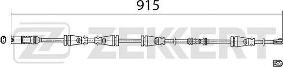 Zekkert BS-8021 - Сигнализатор, износ тормозных колодок autospares.lv