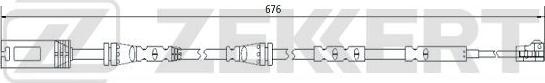 Zekkert BS-8075 - Сигнализатор, износ тормозных колодок autospares.lv