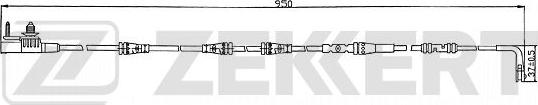 Zekkert BS-8109 - Сигнализатор, износ тормозных колодок autospares.lv