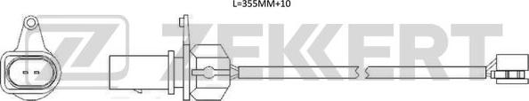 Zekkert BS-8125 - Сигнализатор, износ тормозных колодок autospares.lv