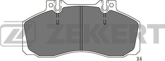 Zekkert BS-2070 - Тормозные колодки, дисковые, комплект autospares.lv