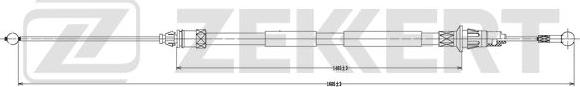 Zekkert BZ-1099 - Тросик, cтояночный тормоз autospares.lv