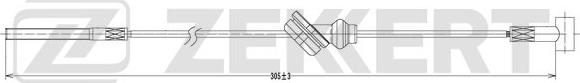 Zekkert BZ-1201 - Тросик, cтояночный тормоз autospares.lv