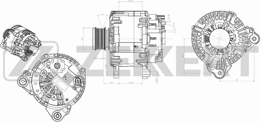 Zekkert GE-1004 - Генератор autospares.lv