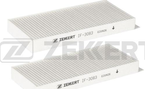Zekkert IF-3083 - Фильтр воздуха в салоне autospares.lv