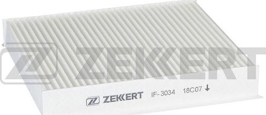 Zekkert IF-3034 - Фильтр воздуха в салоне autospares.lv