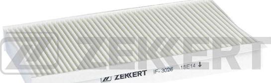 Zekkert IF-3026 - Фильтр воздуха в салоне autospares.lv