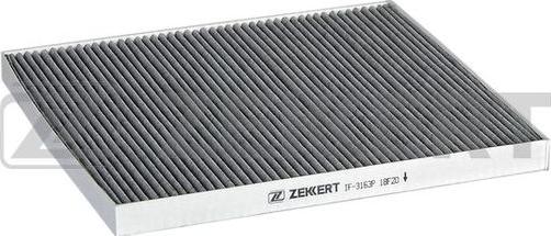 Zekkert IF-3163P - Фильтр воздуха в салоне autospares.lv