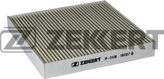 Zekkert IF-3108 - Фильтр воздуха в салоне autospares.lv