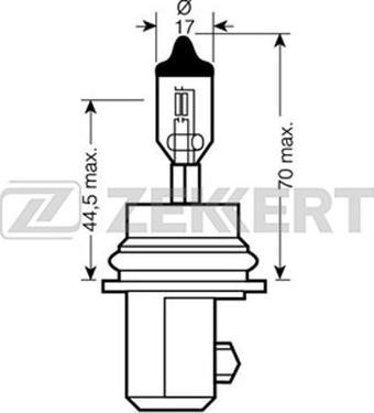 Zekkert LP-1007 - Лампа накаливания, основная фара autospares.lv
