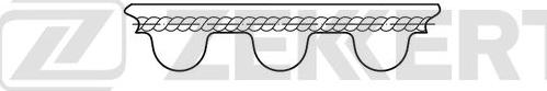 Zekkert ZR-1003 - Зубчатый ремень ГРМ autospares.lv