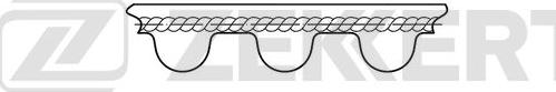 Zekkert ZR-1023 - Зубчатый ремень ГРМ autospares.lv