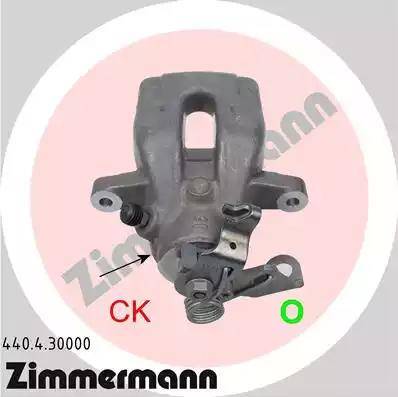 Zimmermann 440.4.30000 - Тормозной суппорт autospares.lv