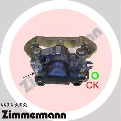 Zimmermann 440.4.30032 - Тормозной суппорт autospares.lv