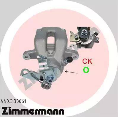 Zimmermann 440.3.30061 - Тормозной суппорт autospares.lv