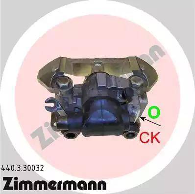 Zimmermann 440.3.30032 - Тормозной суппорт autospares.lv