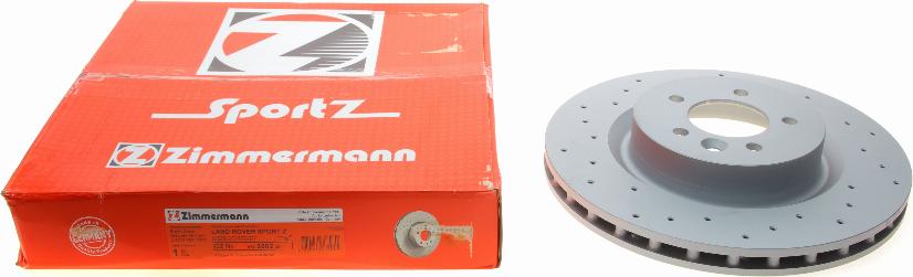 Zimmermann 450.5202.52 - Тормозной диск autospares.lv