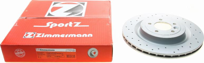 Zimmermann 450.5216.52 - Тормозной диск autospares.lv