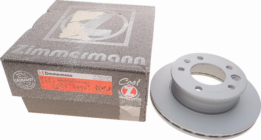 Zimmermann 400.6470.20 - Тормозной диск autospares.lv