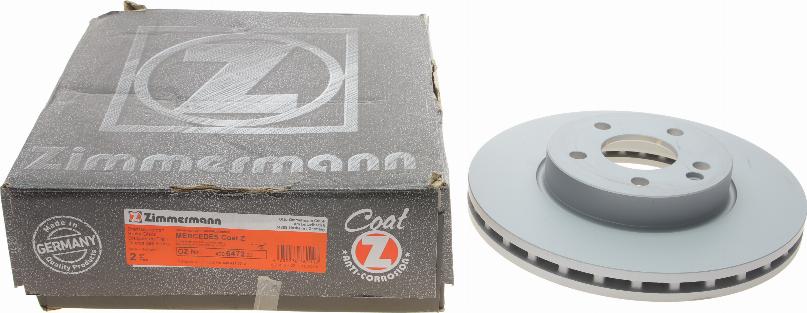 Zimmermann 400.6472.20 - Тормозной диск autospares.lv