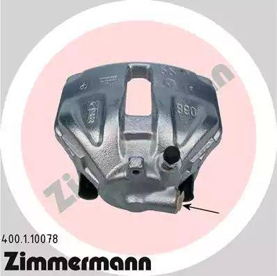 Zimmermann 400.1.10078 - Тормозной суппорт autospares.lv