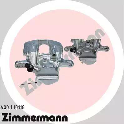 Zimmermann 400.1.10116 - Тормозной суппорт autospares.lv