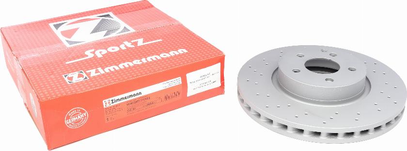 Zimmermann 400.3664.52 - Тормозной диск autospares.lv