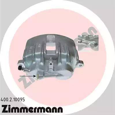 Zimmermann 400.2.10095 - Тормозной суппорт autospares.lv