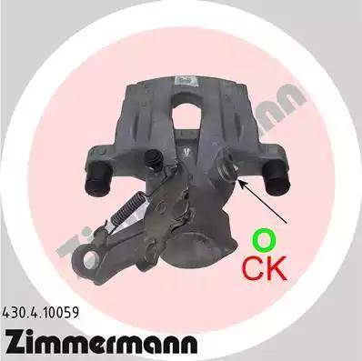 Zimmermann 430.4.10059 - Тормозной суппорт autospares.lv