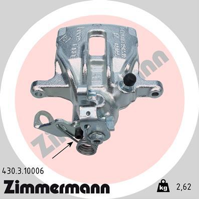 Zimmermann 430.3.10006 - Тормозной суппорт autospares.lv