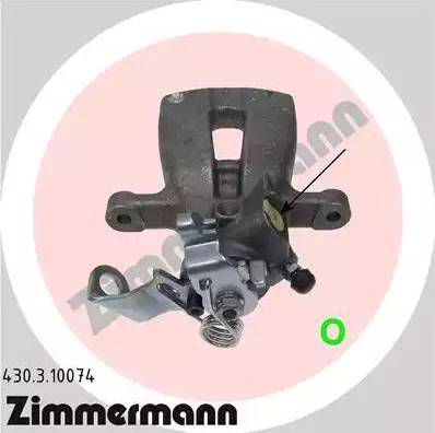 Zimmermann 430.3.10074 - Тормозной суппорт autospares.lv