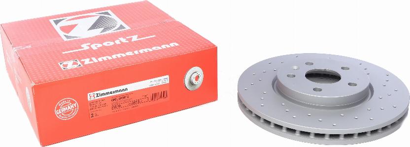 Zimmermann 430.2615.52 - Тормозной диск autospares.lv