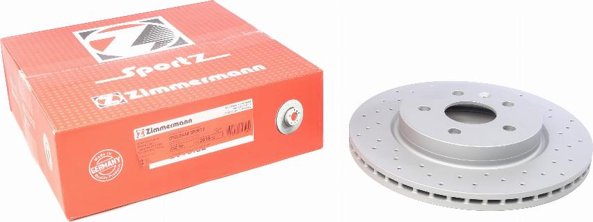 Zimmermann 430.2618.52 - Тормозной диск autospares.lv