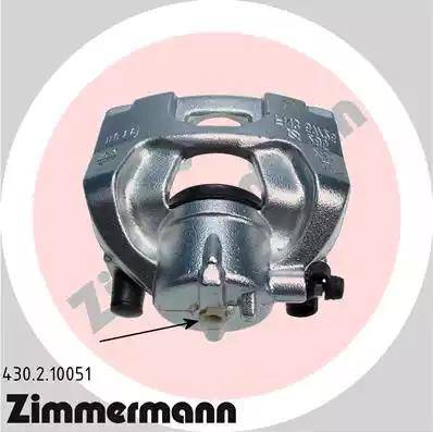 Zimmermann 430.2.10051 - Тормозной суппорт autospares.lv