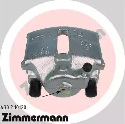 Zimmermann 430.2.10120 - Тормозной суппорт autospares.lv