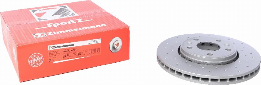 Zimmermann 470.2432.52 - Тормозной диск autospares.lv