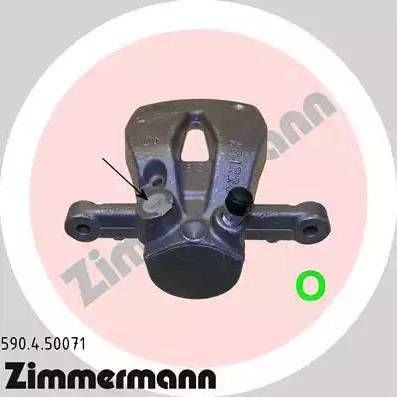 Zimmermann 590.4.50071 - Тормозной суппорт autospares.lv