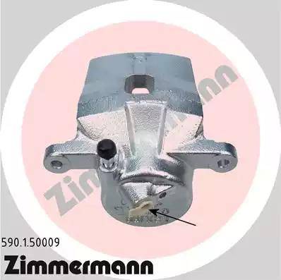 Zimmermann 590.1.50009 - Тормозной суппорт autospares.lv