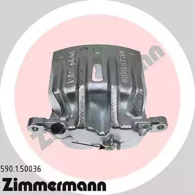 Zimmermann 590.1.50036 - Тормозной суппорт autospares.lv