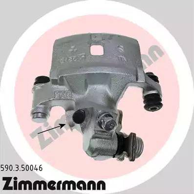 Zimmermann 590.3.50046 - Тормозной суппорт autospares.lv