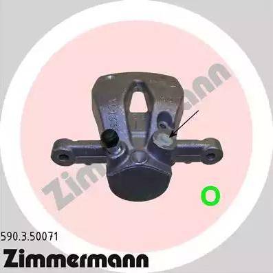 Zimmermann 590.3.50071 - Тормозной суппорт autospares.lv