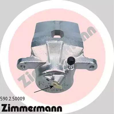 Zimmermann 590.2.50009 - Тормозной суппорт autospares.lv