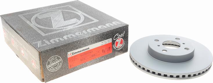 Zimmermann 590.2808.20 - Тормозной диск autospares.lv