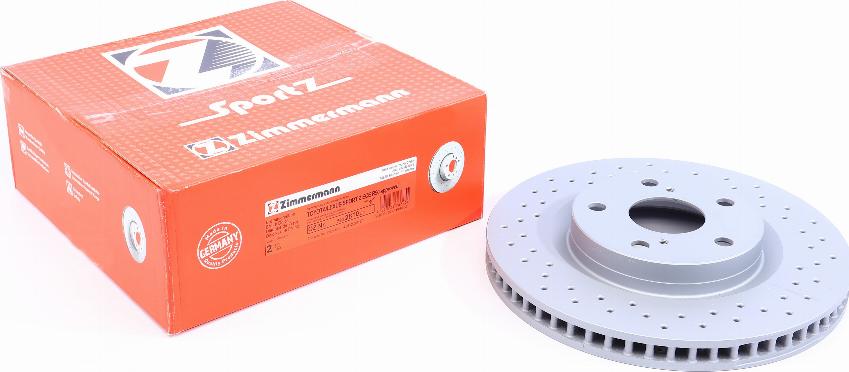 Zimmermann 590.2810.52 - Тормозной диск autospares.lv